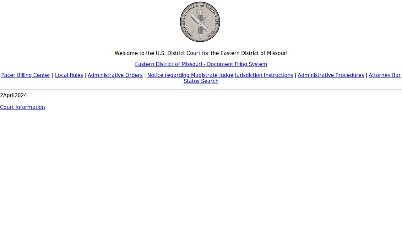 Irondale court docket federal CM ECF boundary